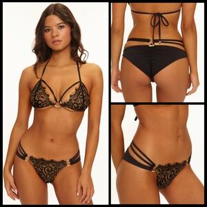 Beach Bunny Gunpowder & Lace Skimpy Bikini Bottom